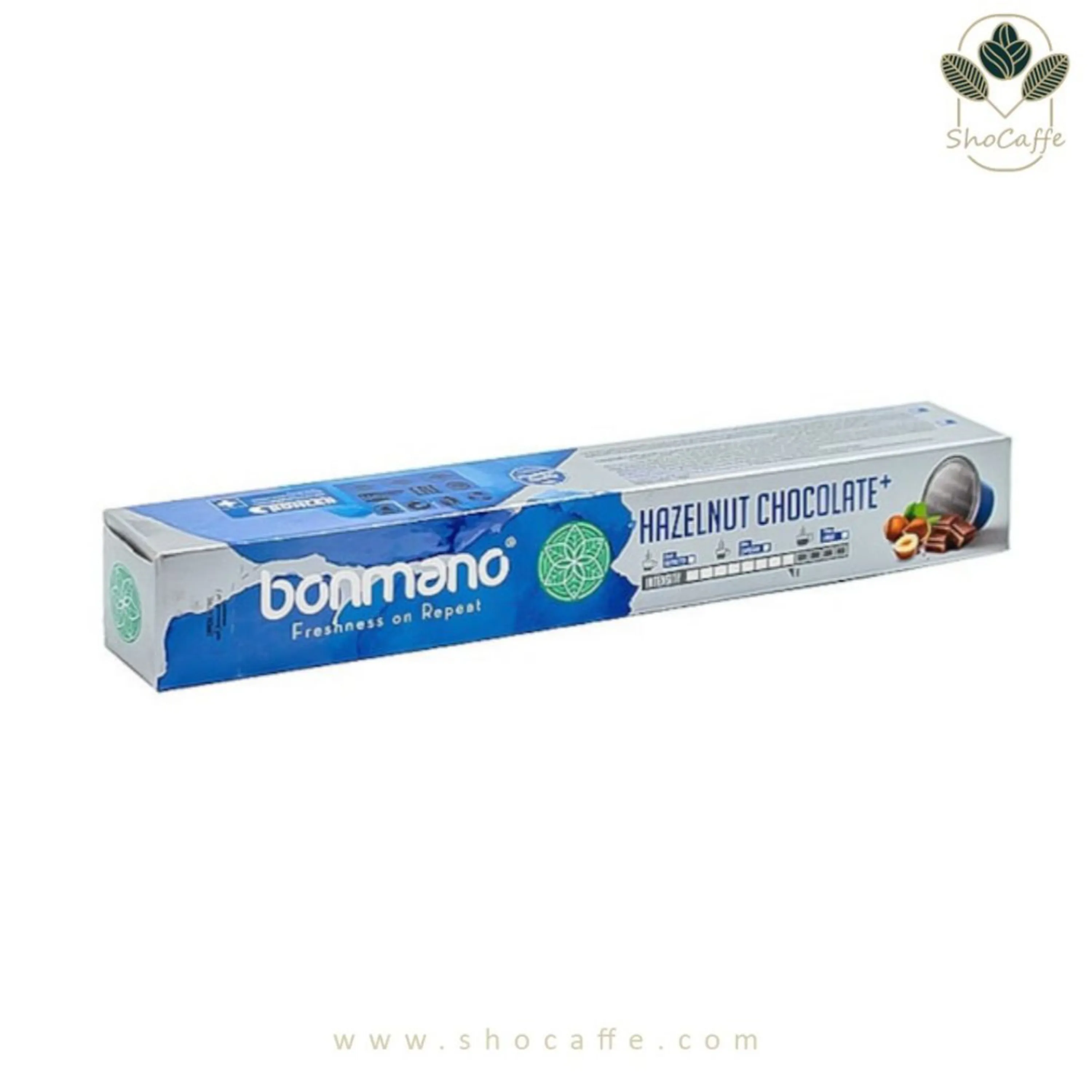 کپسول قهوه بن مانو مدل فندق Bonmano Hazelnut کپسول قهوه بن مانو مدل فندق Bonmano Hazelnut